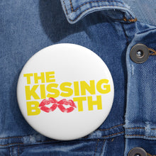 Load image into Gallery viewer, The Kissing Booth Pin Button (white)
